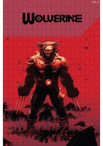 X-Men Origins: Wolverine (2009) Film Posterinin 500 Parça Puzzle Yapbozu J104
