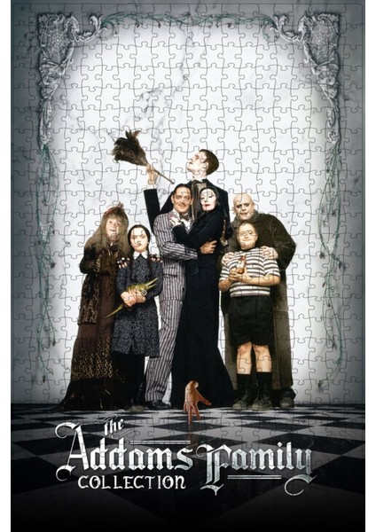 Addams Family Collection Film Posterinin 500 Parça Puzzle Yapbozu M89