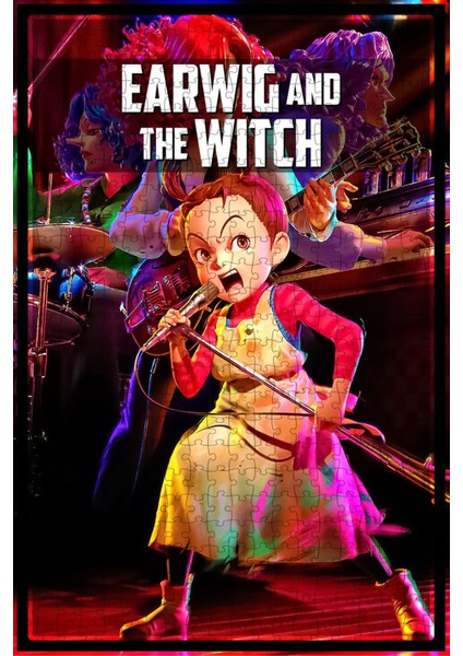 Earwig And The Witch (2021) Film Posterinin 500 Parça Puzzle Yapbozu P85