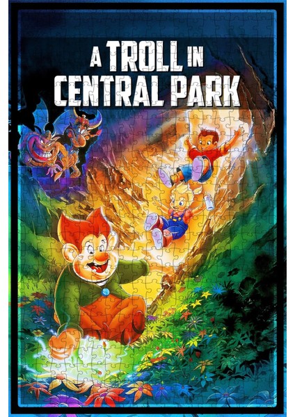 A Troll In Central Park (1994) Film Posterinin 500 Parça Puzzle Yapbozu