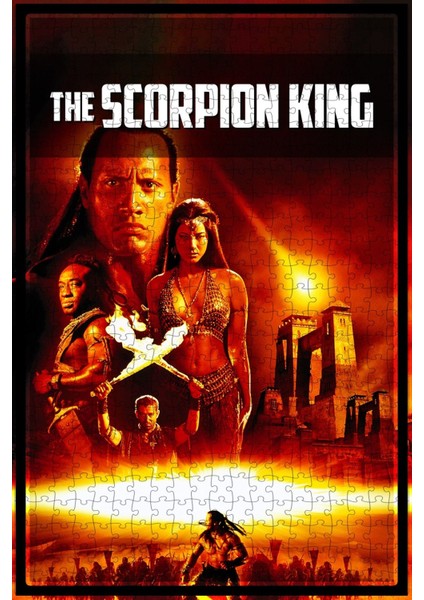 The Scorpion King (2002) Film Posterinin 500 Parça Puzzle Yapbozu