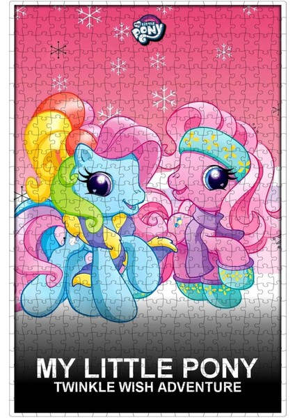 My Little Pony: Twinkle Wish Adventure (2009) Film Posterinin 500 Parça Puzzle Yapbozu