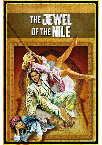 The Jewel Of The Nile (1985) Film Posterinin 500 Parça Puzzle Yapbozu