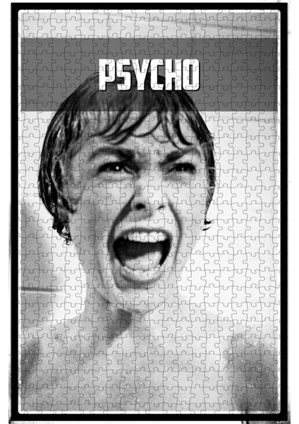 Psycho (1960) Film Posterinin 500 Parça Puzzle Yapbozu U19
