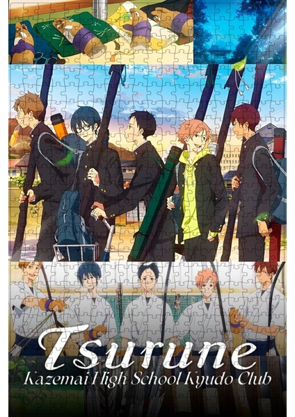Tsurune (2018) Film Posterinin 500 Parça Puzzle Yapbozu Sürüm2