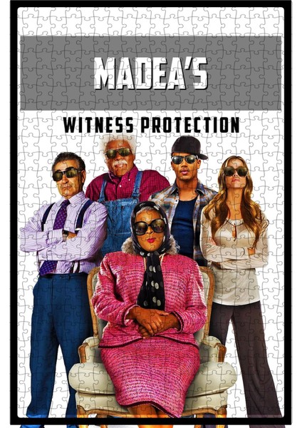 Madea's Witness Protection (2012) Film Posterinin 500 Parça Puzzle Yapbozu