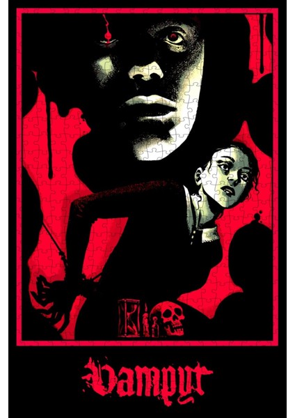 Vampyr (1932) Film Posterinin 500 Parça Puzzle Yapbozu Sürüm5