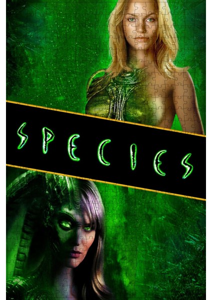 Species Collection Film Posterinin 500 Parça Puzzle Yapbozu Sürüm2