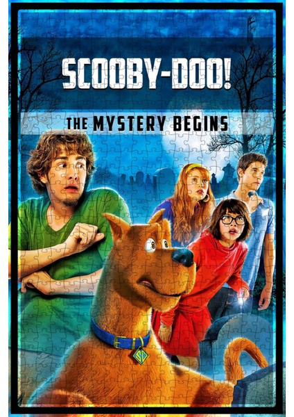 Scooby-Doo! The Mystery Begins (2009) Film Posterinin 500 Parça Puzzle YAPBOZUT23