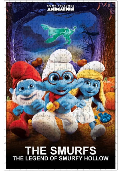 Şirinler: The Legend Of Smurfy Hollow (2013) Film Posterinin 500 Parça Puzzle Yapbozu