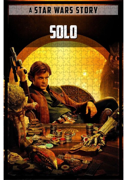 Solo: A Star Wars Story (2018) Film Posterinin 500 Parça Puzzle Yapbozu Sürüm4