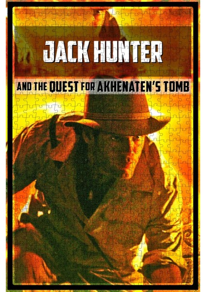 Jack Hunter And The Quest For Akhenaten's Tomb (2008) Film Posterinin 500 Parça Puzzle Yapbozu
