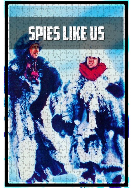 Spies Like Us (1985) Film Posterinin 500 Parça Puzzle Yapbozu