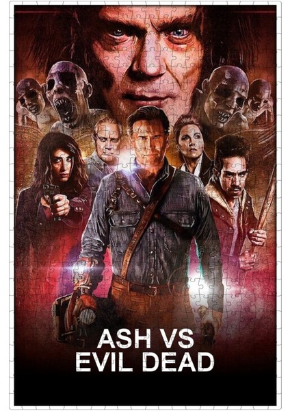 Ash Vs Evil Dead (2015) Film Posterinin 500 Parça Puzzle Yapbozu