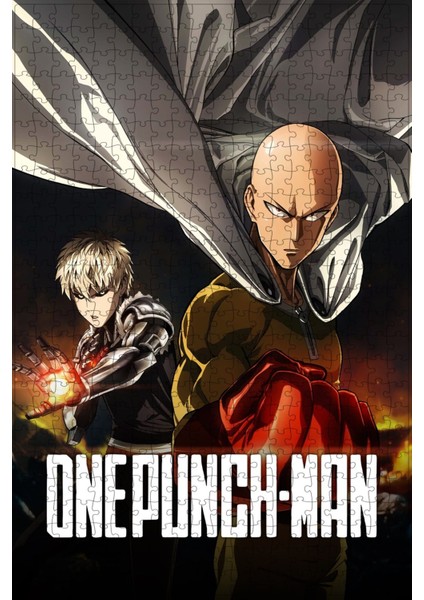 One-Punch Man (2015) Film Posterinin 500 Parça Puzzle Yapbozu D18