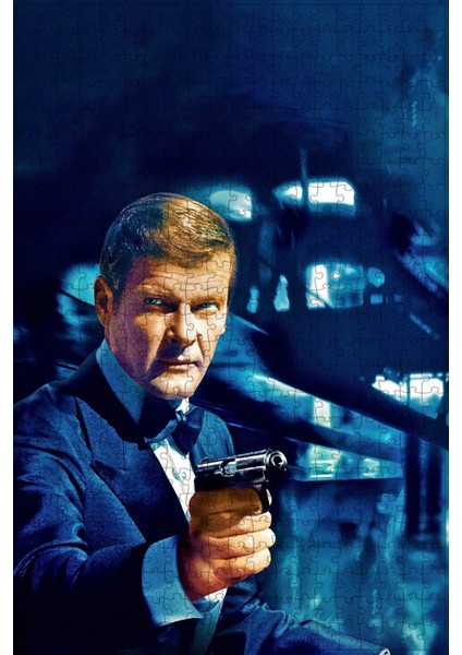 The Spy Who Loved Me (1977) Film Posterinin 500 Parça Puzzle Yapbozu