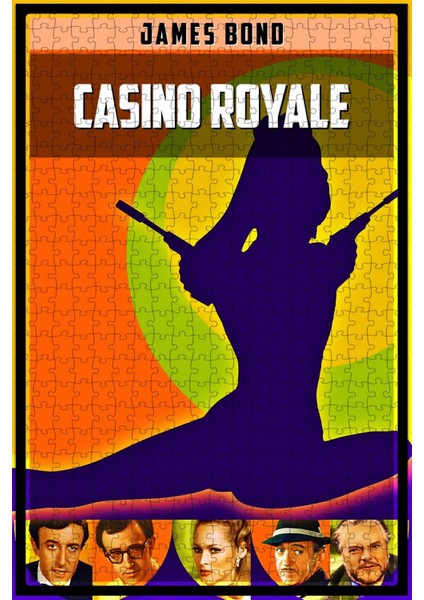 Casino Royale (1967) Film Posterinin 500 Parça Puzzle Yapbozu Sürüm2