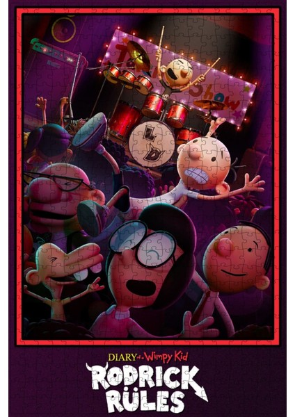 Diary Of A Wimpy Kid: Rodrick Rules (2022) Film Posterinin 500 Parça Puzzle Yapbozu Sürüm3