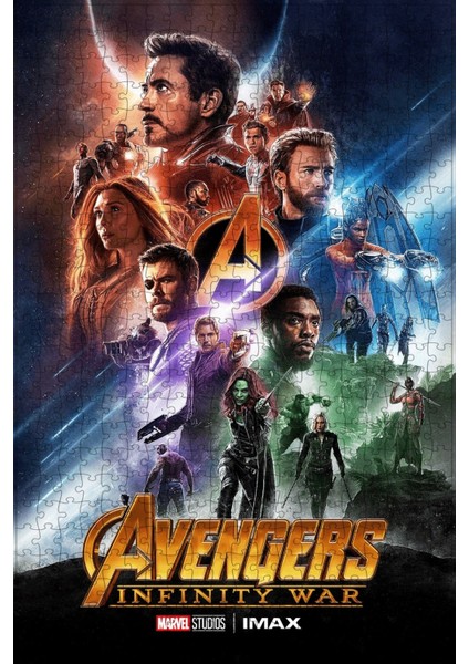 Avengers: Infinity War (2018) Film Posterinin 500 Parça Puzzle Yapbozu S38