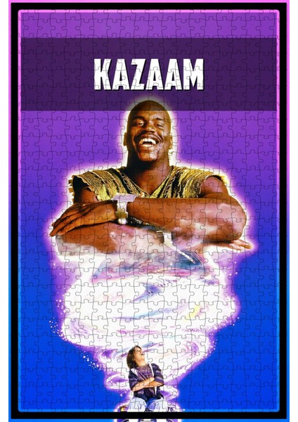 Kazaam (1996) Film Posterinin 500 Parça Puzzle Yapbozu