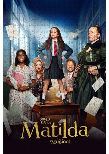 Roald Dahl's Matilda The Musical (2022) Film Posterinin 500 Parça Puzzle Yapbozu Sürüm2 L62