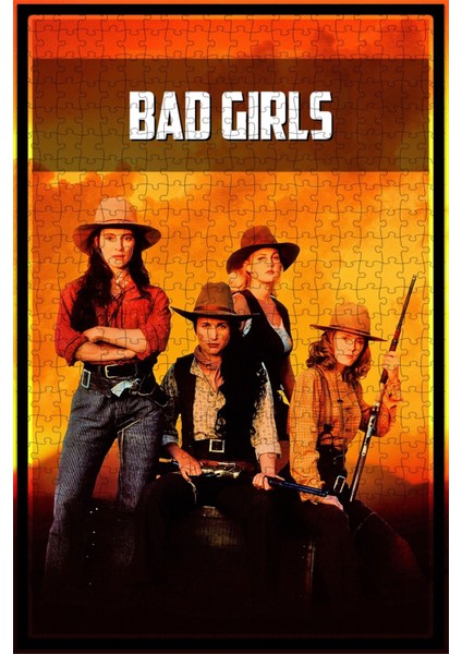 Bad Girls (1994) Film Posterinin 500 Parça Puzzle Yapbozu