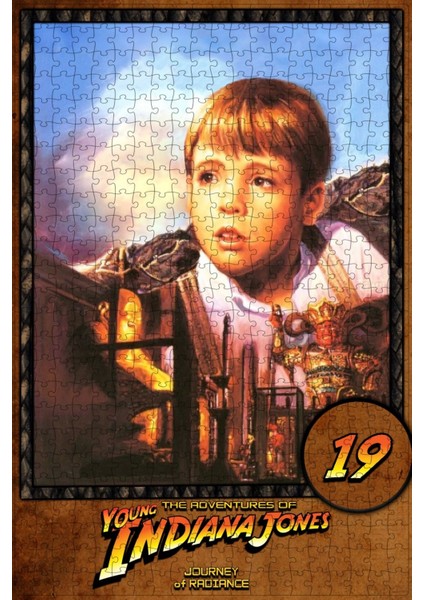 Genç Indiana Jones'un Maceraları Journey Of Radiance (2000) Film Posterinin 500 Parça Puzzle Yapbozu