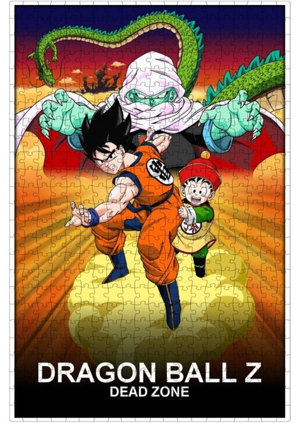 Dragon Ball Z: Dead Zone (1989) Film Posterinin 500 Parça Puzzle Yapbozu