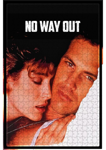 No Way Out (1987) Film Posterinin 500 Parça Puzzle Yapbozu