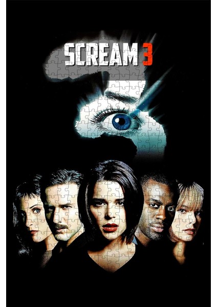 Scream 3 (2000) Film Posterinin 500 Parça Puzzle Yapbozu S95
