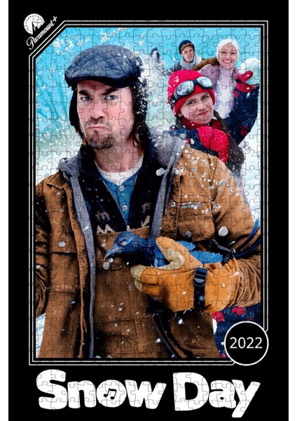 Snow Day (2022) Film Posterinin 500 Parça Puzzle Yapbozu Sürüm3