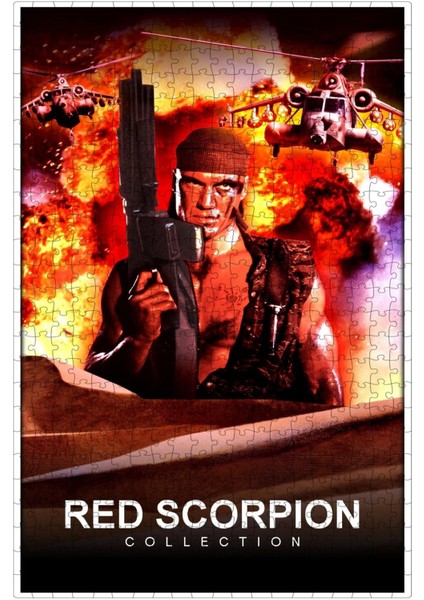 Red Scorpion Film Posterinin 500 Parça Puzzle Yapbozu