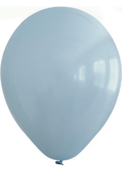Fırtına Mavisi Retro Balon 12 Inc 100'LÜ