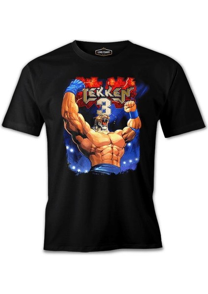Tekken 3 - Kaplan Siyah Erkek Tshirt