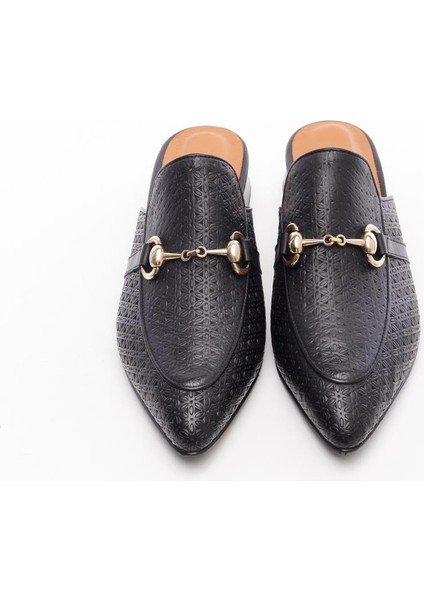 Deri Kısa Topuklu Kadın Terlik modelleri