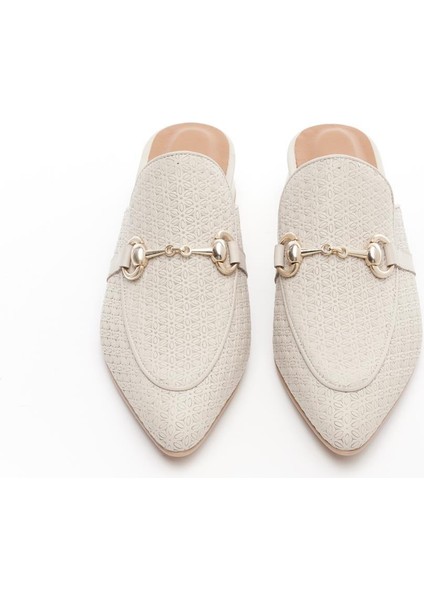 Deri Kısa Topuklu Kadın Terlik modelleri