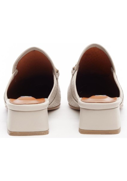 Deri Kısa Topuklu Kadın Terlik fırsatları