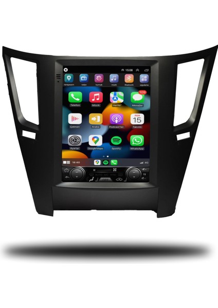 Subaru Outback Tesla Ekran Android Carplay Multimedya 2010-2014 4gb Ram + 64GB Hafıza + 8 Çekirdek fiyatları
