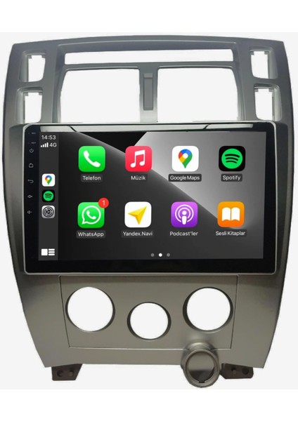 Hyundai Tucson Android Carplay Multimedya 2005-2012 4gb Ram + 64GB Hafıza + 8 Çekirdek fiyatları