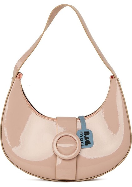 Pudra Oval Aksesuarlı Oval Rugan Baget