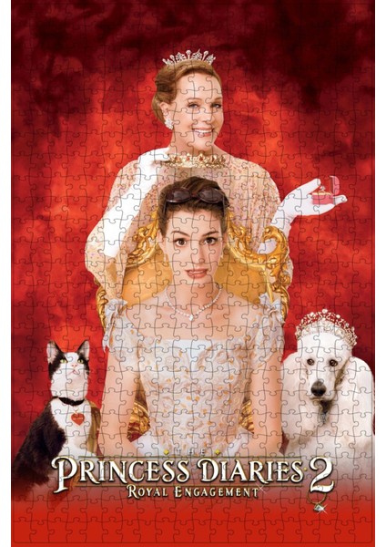 The Princess Diaries 2: Royal Engagement (2004) Film Posterinin 500 Parça Puzzle Yapbozu fiyatları