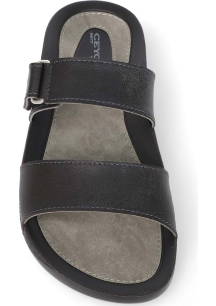 2022-9877-1 Tam Anatomik Erkek Terlik - NKT02022-SIYAH-45 indirimleri