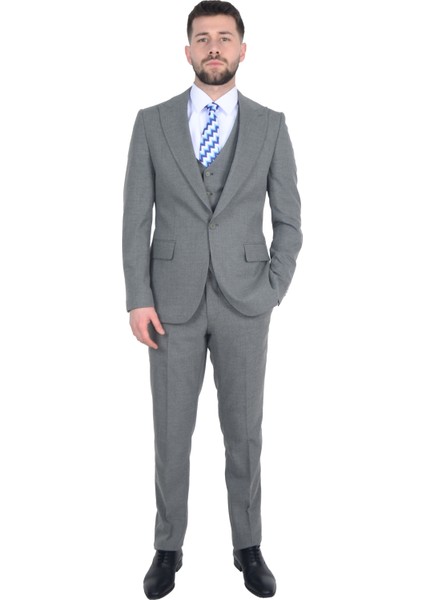 Erkek Yelekli Takım Elbise S08 Kans fırsatları