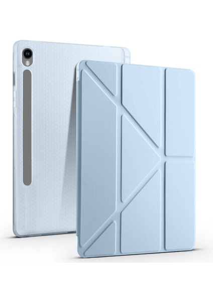 Galaxy Tab S9 Fe Plus 12,4 İnç Uyumlu Fuchsia Kalem Bölmeli Stand Özellikli Akıllı Tablet Kılıfı