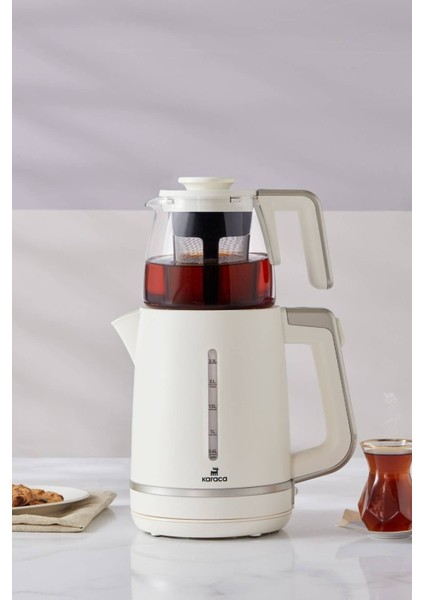 40 Bardak Kapasiteli Xl Mulberry Çay Makinesi ile Kettle 1700W