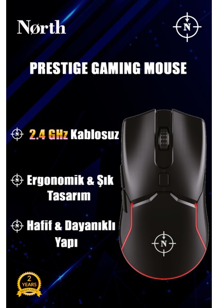 Prestige Kablosuz Gaming Mouse