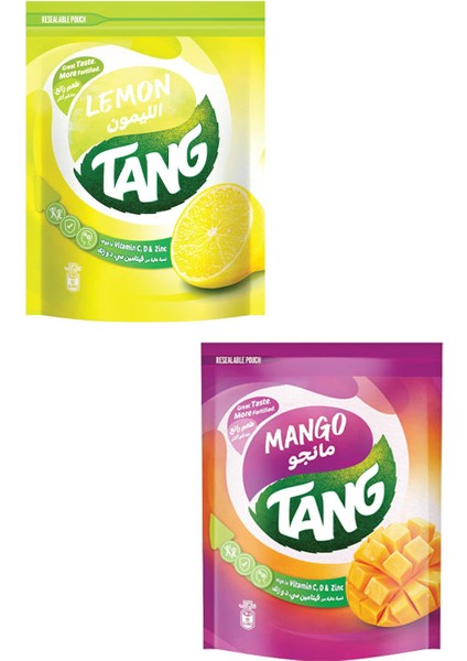 Mango + Limon Aromalı Toz Içeçek Meyve Suyu 2 x 375 G