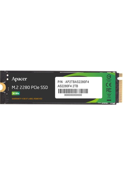 AP2TBAS2280F4-1 2tb 12000/11800 Mb/s M.2 Pcıe Gen5 X4 SSD (AP2TBAS2280F4-1)