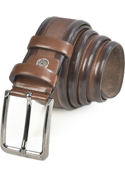 3,5 cm Ortası Nokta Şeritli Suni Deri Klasik Kemer 2402607 fırsatları