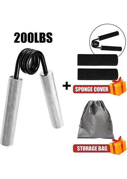 100LBS-300LBS Fitness Ağır Saplar Bilek Rehabilitasyon Geliştirici Klasman Genişletici (200LBS) (Yurt Dışından)